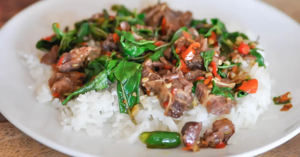 Beef Pepper Rice